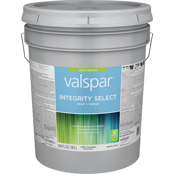Valspar Integrity Select Paint & Primer Satin Interior Paint Pastel Base 5 Gal. 028.0052002.008 - main