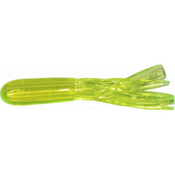 Big Bite Baits 1.5 in. Crappie Tube, Chartreuse, 10PK 15CRTU-07 - main