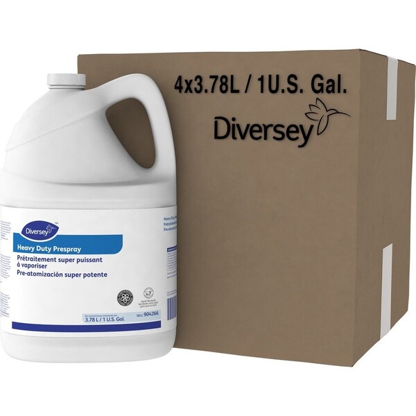 Diversey Carpet Cleanser Heavy-Duty Prespray, Fruity Scent, 1 gal Bottle, PK4 904266 - main