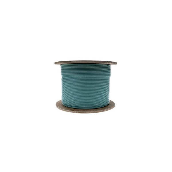 Cable Wholesale 2.0mm Duplex Zip-cord Fiber Optic Cable, OM3 50/125 multimode, Corning ClearCurve OM3, Aqua 10F1-302NH - main