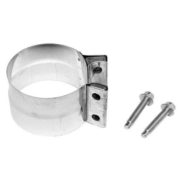 Perfectpitch 33273 Mega Band Stainless Steel Lap Joint Exhaust Clamp for 2007-2008 Chevrolet Avalanche PE740543 - main
