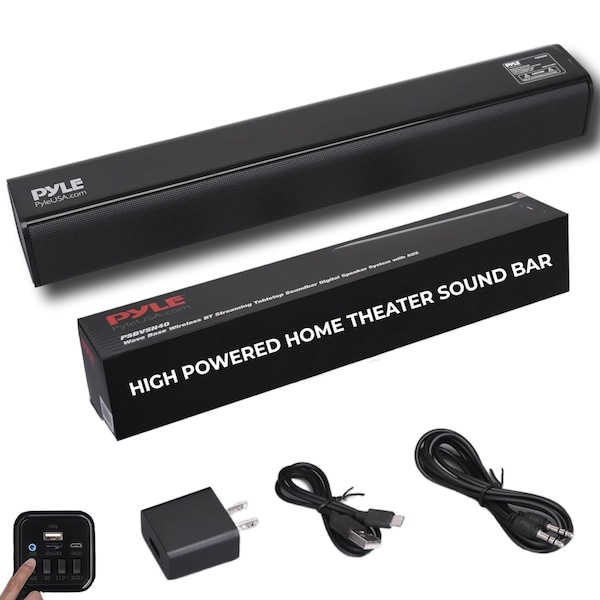 Pyle 2-Channel Tabletop Soundbar Digital Speaker System PSBV162 - main