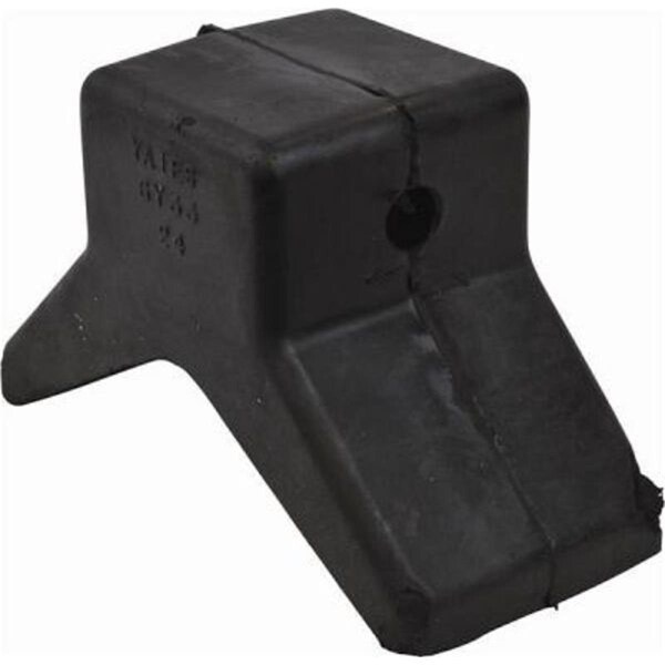 Alegria 112011 3 x 3 in. Y-Stop Rubber Block, Black AL2605984 - main