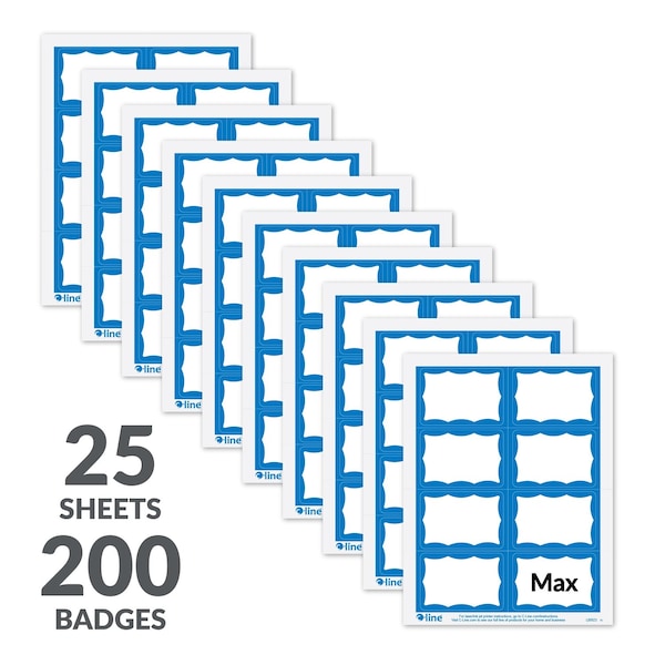 C-Line Products 8-1/2" x 11" Cubicle Keepers Display Pockets for Fabric Surfaces, 25PK 38991 - main