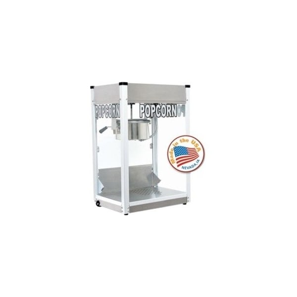 Paragon International Paragon Professional Series Popcorn Machine 8 oz Silver 120V 1420W 1108710 - main