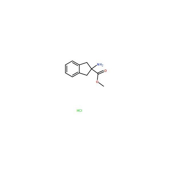 Ak Scientific Methyl 2-Amino-indan-2-carboxylate HCl (5g), CAS 199330-64-8 0251AB-5g - main