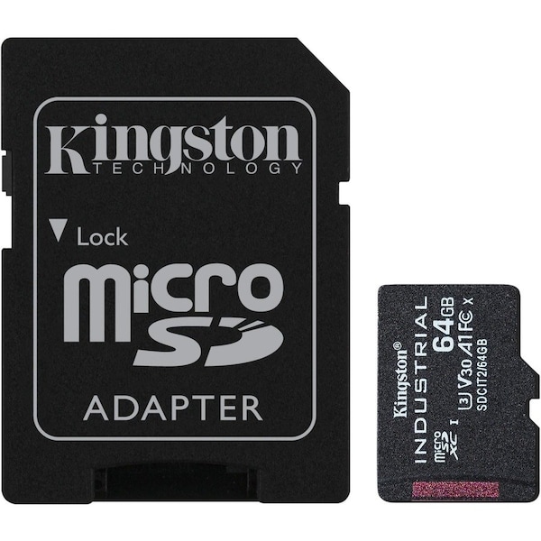 Kingston SDCIT2 64 GB Class 10/UHS-I (U3) V30 microSDXC - 5 Year Warranty SDCIT2/64GB - main