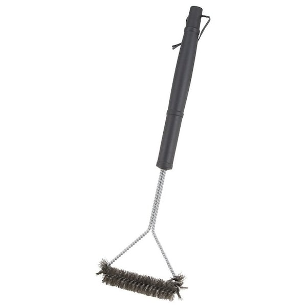Omaha Wide Head Grill Brush, 634 W Brush, Stainless Steel Bristle, Stainless Steel Bristle, 18 in L BBQ-37143 - main