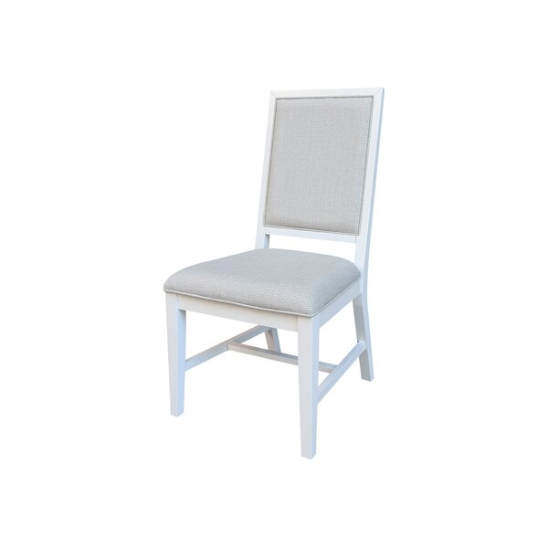 International Concepts Solid Wood Traditional Dining Chair - Set of 2, White CI08-99P - main