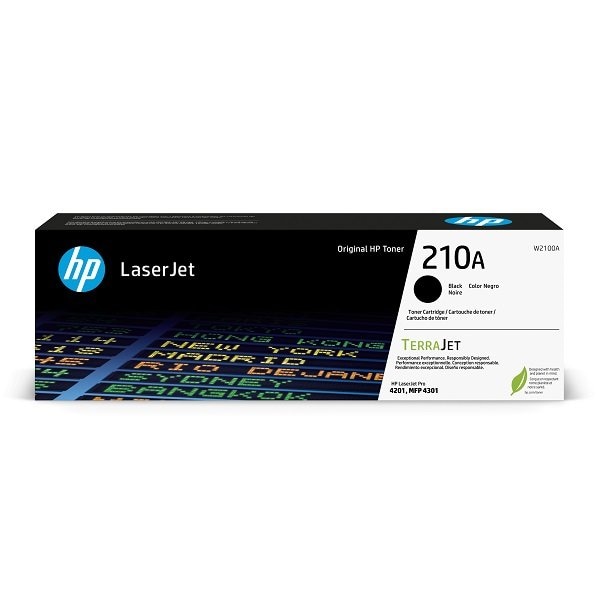 Hp 210A (W2100A) Black LaserJet Toner Cartridge (2,000 Yield) W2100A - main