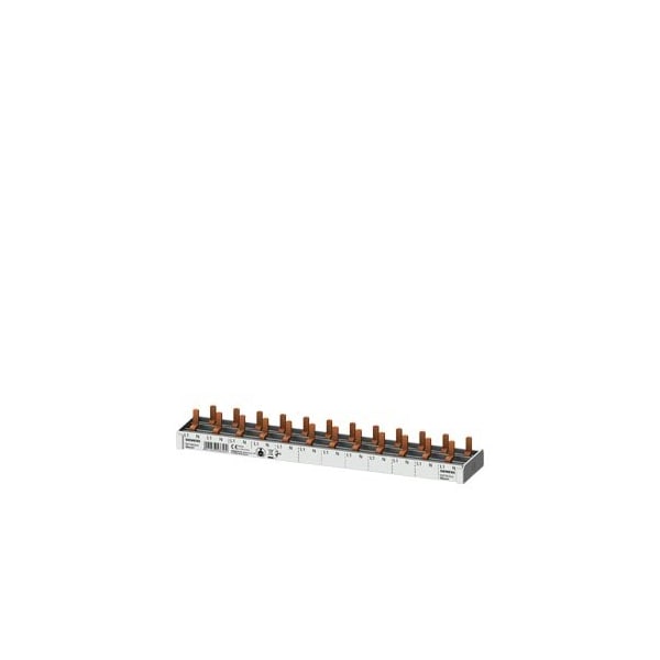 Siemens compact Pin Busbar, 10mm2 connection: 1p/N 12x compact device 1 MW touch 5ST3674-0 - main