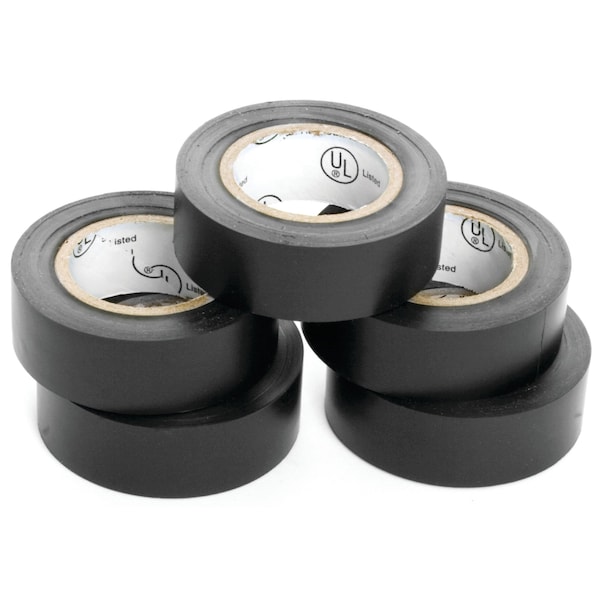 Performance Tool 5PK BLACK ELECTRICAL TAPE W548 - main