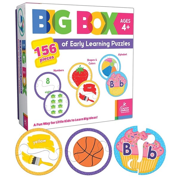 Carson Dellosa Big Box of Early Learning Puzzles CD-164004 - main