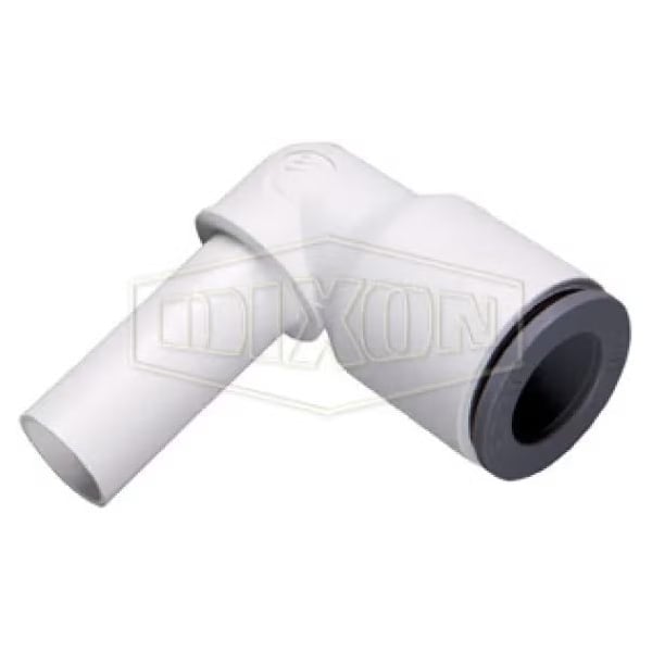 Dixon LIQUIfit 90Deg Plug-In Elbow, 1/2 in Nominal, Nylon, Domestic 63826200WP2 - main