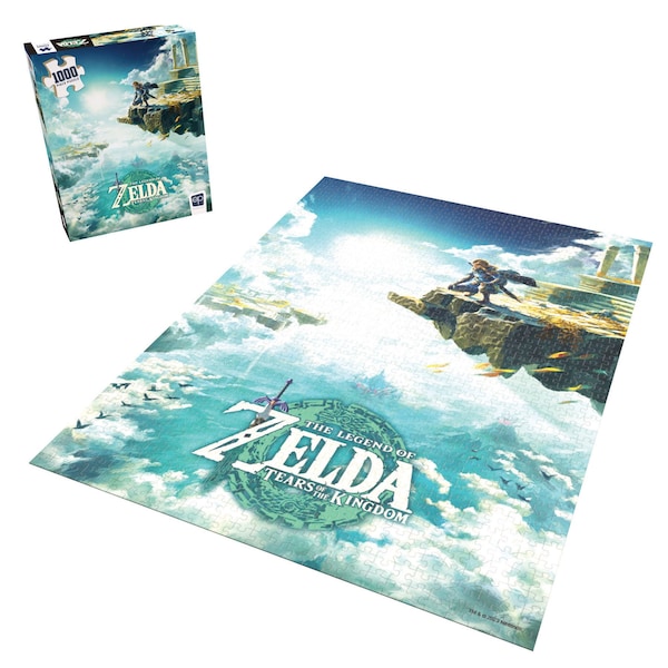 Usaopoly The Legend of Zelda Tears of the Kingdom Puzzle, 1000-Piece Puzzle PZ005-838 - main