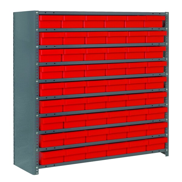 Quantum Storage Systems 7 SHELF CLOSED UNIT WITH 42 BINS CL1239-401601RD - main