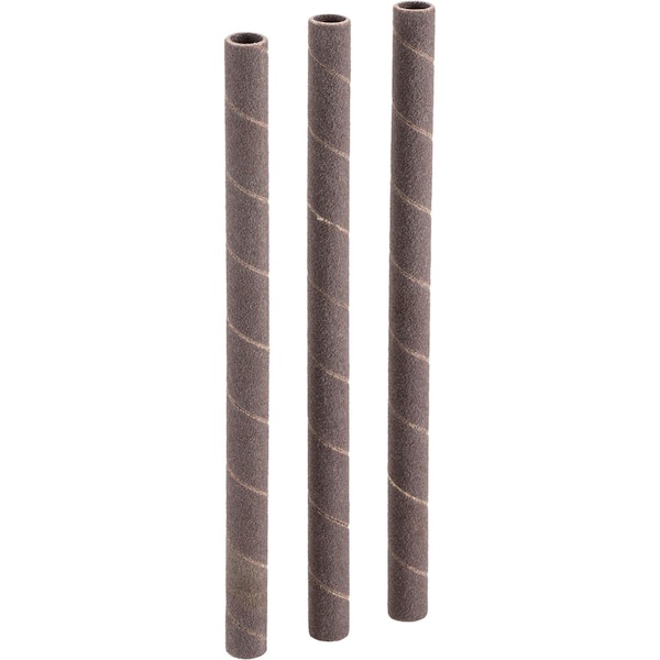 Woodstock 1/4" Dia. x 5" A/O Hard Sanding Sleeve, 120 Grit, 3PK D1403 - main