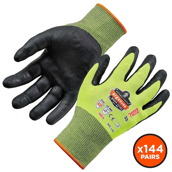 Ergodyne Coated Glove, Nitrile, XL 144 PK 7022-CASE - main