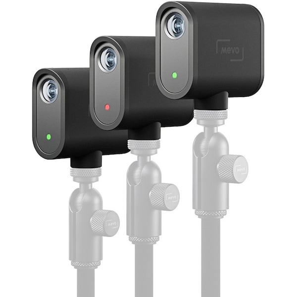 Logitech Mevo Start Webcam - 12 Megapixel - Black - USB Type C - 3 Pack(s) 961000500 - main