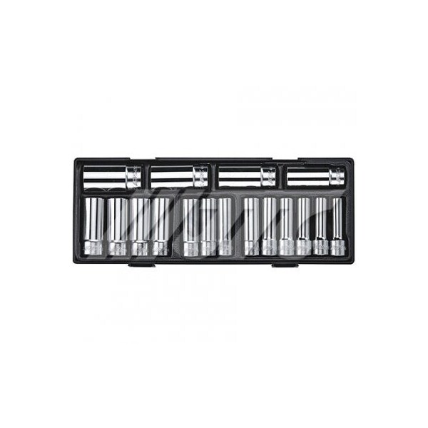 Jtc Auto Tools 1/2in DR 17pcs Deep Socket Set 12PT K4172 - main