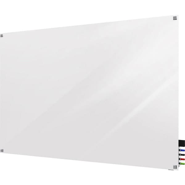 Ghent Dry Erase Board, Glass, 24 in, 36 in, No Frame Frame, White, Gloss HMYSM23WH - main