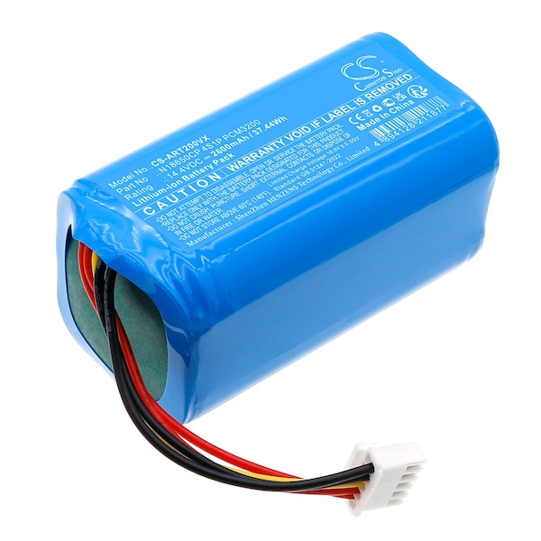 Ilc Replacement Vacuum Cleaner Battery, 14.4V, 3200mAh Airrobo T20PLUS BATTERY - main