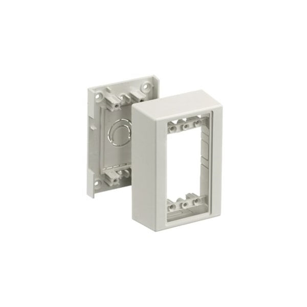 Hubbell Wiring Device-Kellems Hubbell PT12SBA Standard Box - Mount Box - Office White - 1 Pack PT12SBA - main
