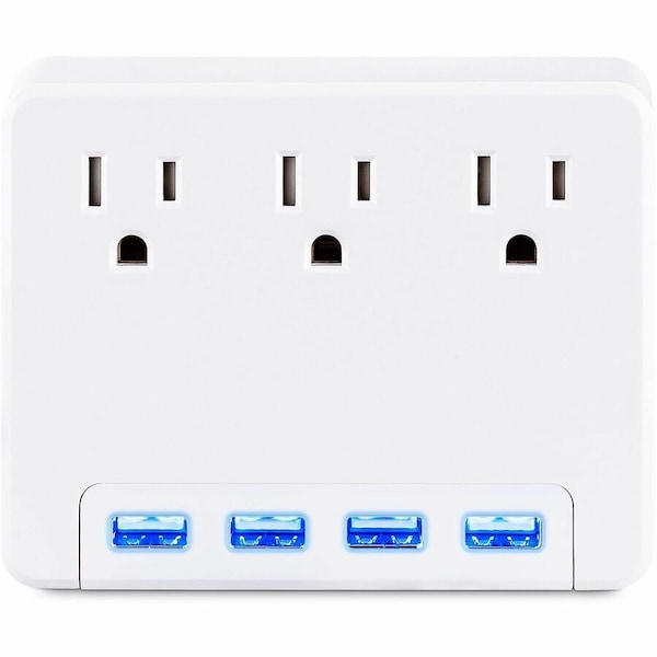 Cyberpower 4 LIGHTED 4.2A USB PORTS 1-YEAR WARRANTY P3WU - main