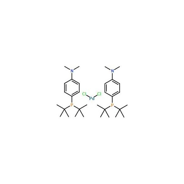 Ak Scientific Bis(di-tert-butyl(4-dimethylaminophenyl)phosphine)dichloropalladium(II) (5g), CAS 887919-35-9 4626AC-5g - main