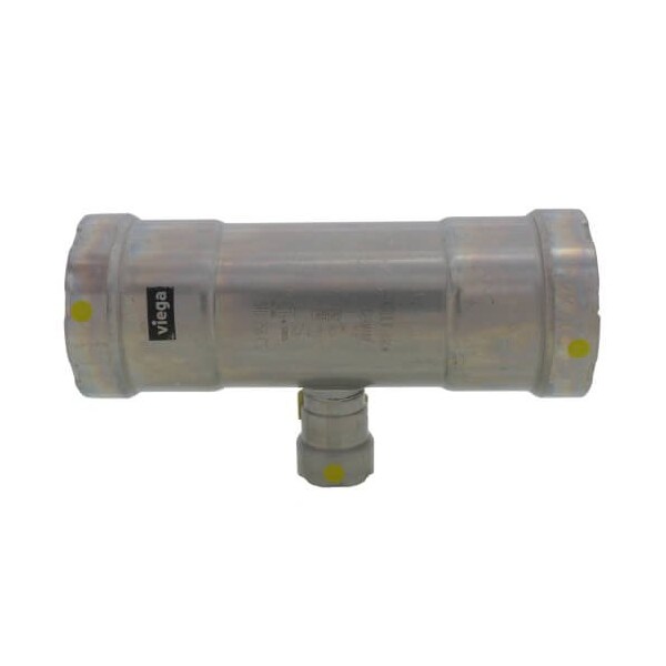 Viega MegaPressG tee P1 2 P2 2 P3 0.5 carbon steel zinc-nickel coating 25381 - main