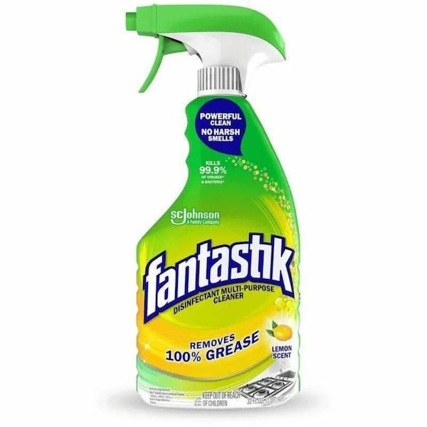 Fantastik Disinfectant Multi-Purpose Cleaner Lemon Scent, 32 oz Spray Bottle 366094 - main