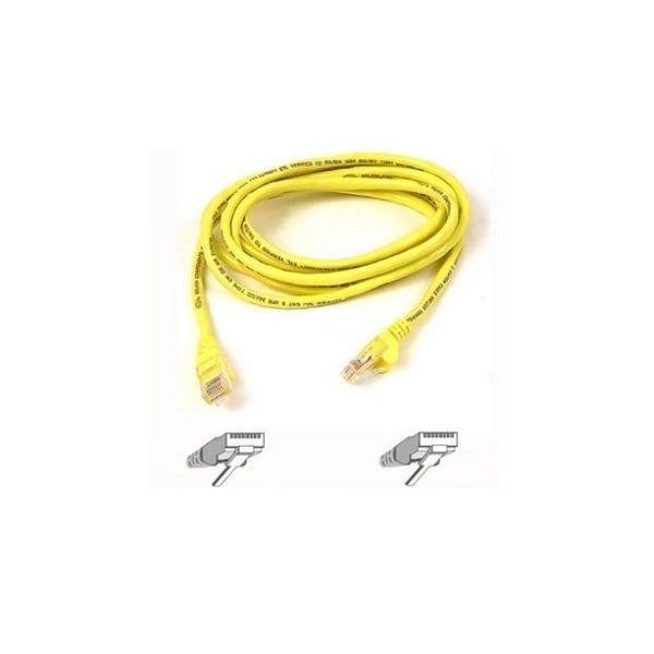 Belkin Patch Cable - Rj-45 (M) - Rj-45 (M) - 6 Ft - Utp - ( Cat 5E ) - Yellow A3X126-06-YLW - main