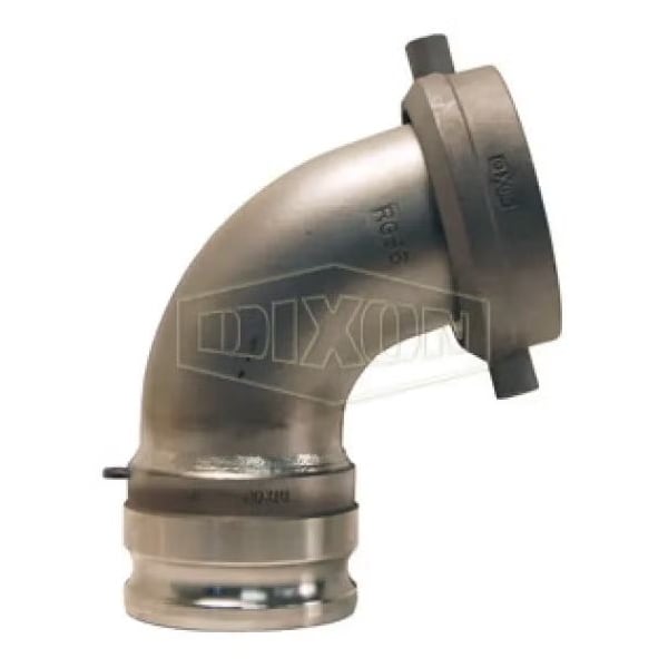 Dixon Type A 110Deg Cam and Groove Adapter Elbow, 5 x 4 in, Male Adapter x FNPT, 316 SS, Domestic RTCA40 - main