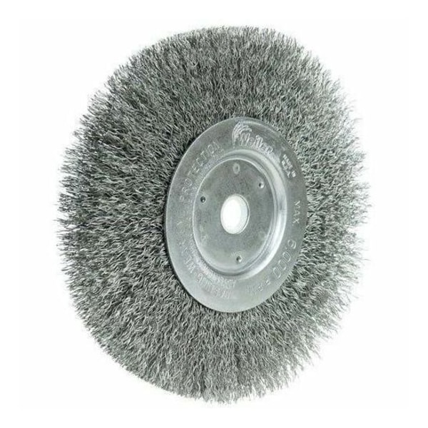Weiler 6" Narrow Face Wheel, .0118" Steel Fill, 5/8"-1/2" Arbor Hole 1065 - main