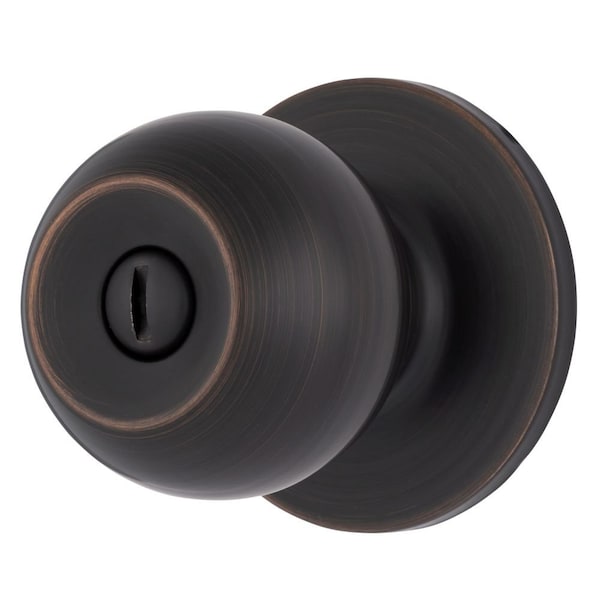 Brinks Raleigh Series Privacy Transitional Ball Knob Round Rose Tuscan Bronze Finish E2435-150 - main