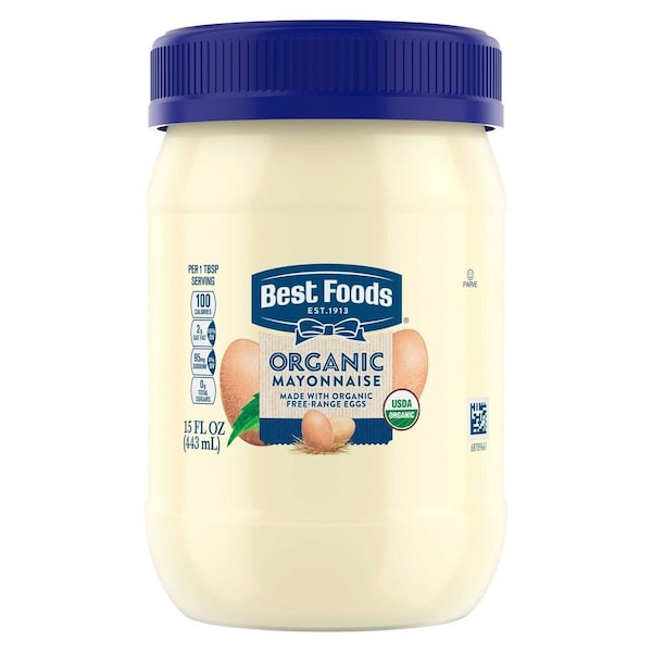 Best Foods Organic Original Mayonnaise, 15 Ounce, 6PK 84157272 - main