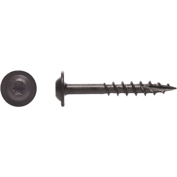 Big Timber No, 7 x 1-1/4'' Star Drive Weather Stripping Brown Wood Screw, 1 Lb. 1GDW7114B - main