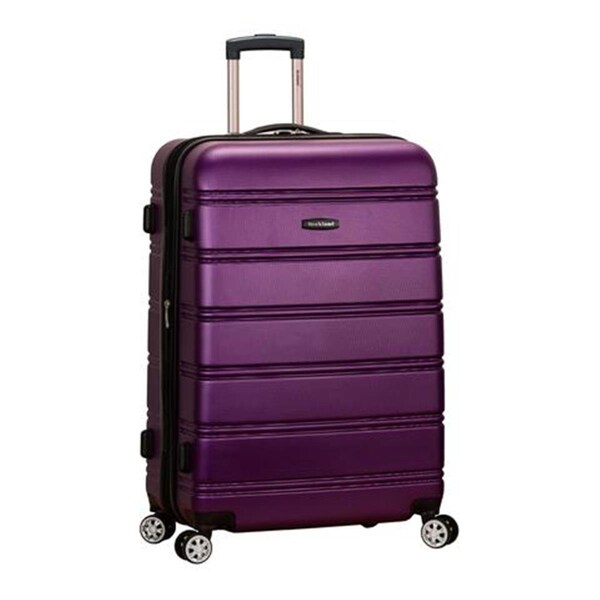 Rockland 28 in. Expandable ABS Dual Wheel Spinner Luggage - Purple F1603-PURPLE - main