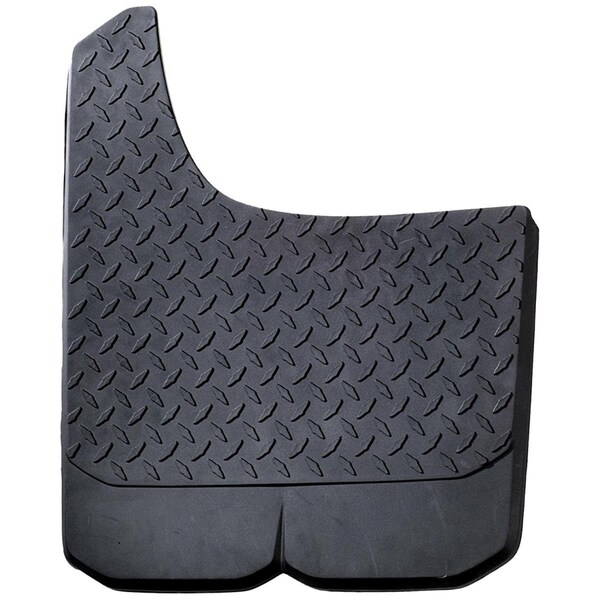 Olympian Athlete 3104 Rear Dual Wheel Big Mudder Dually Oversize Mud Flaps Diamond Plate Texture OL353940 - main