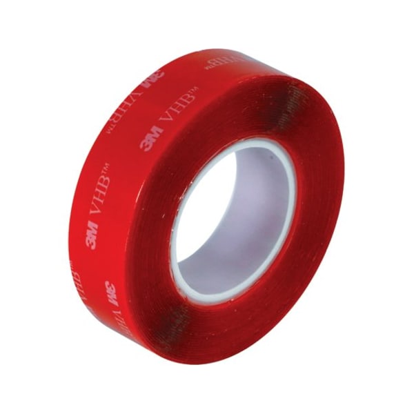 Box Packaging 3M 4905 Double Sided VHB Acrylic Foam Tape 1/2" x 5 Yds. 20 Mil Clear VHB490512R - main