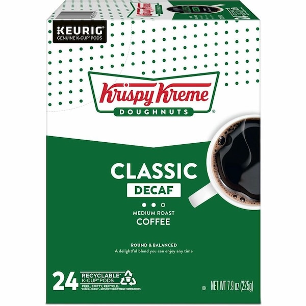 Krispy Kreme Doughnuts COFFEE, DECF, KRISYKREME, 24BX, 24PK 5000330037 - main