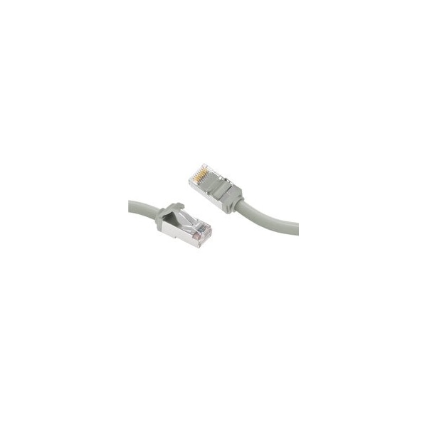 Cable Wholesale Slim Cat8 Gray S/FTP Ethernet Patch Cable, Molded Boot, 40Gbps - 2000MHz, 6mm OD, 4-Pair 28AWG 13X8-62100.5 - main