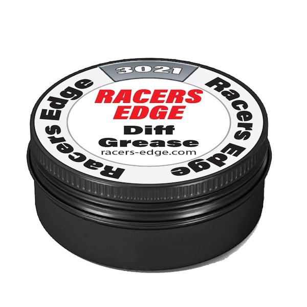 Racers Edge 8 ml Differential Grease Aluminum Tin with Screw On Lid, Black RCE3021 - main