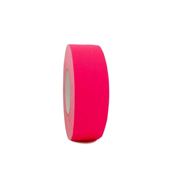 Wod Tape GTMC12F Premium Grade Gaffer Tape Fluorescent Pink 57 in. X 60 yds. WOD GTMC12F-59500-LOG-60-FPI - main