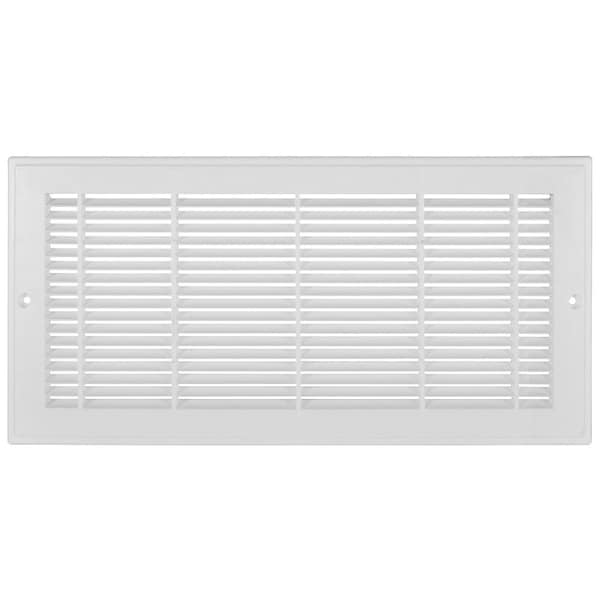 Imperial Sidewall Grille, 1514 in L, 914 in W, Polystyrene, White RG2293 - main