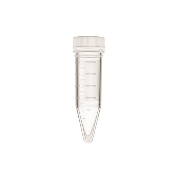Simport Scientific 5ml Micrewtube with Attached Screw Caps Only, Sterile, Natural, 200 per package, 200PK 401102 - main