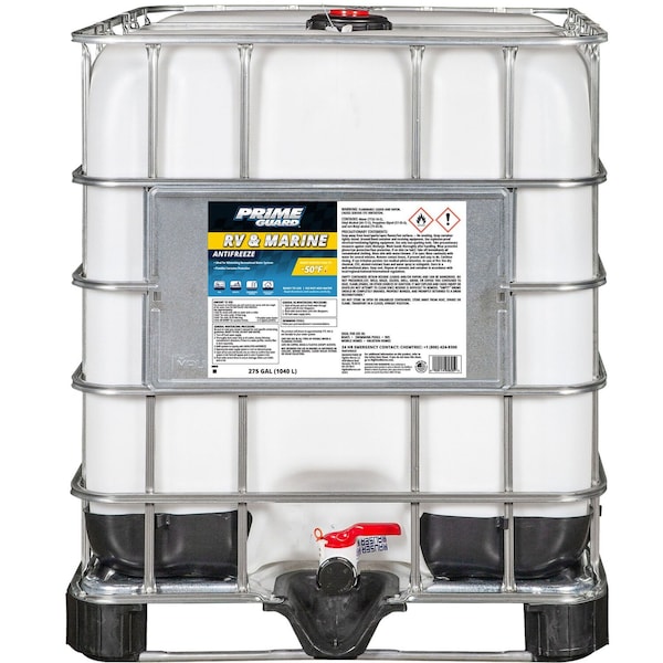 Prime Guard Prime Guard -50 Degree F RV & Marine Premium Antifreeze, Ethanol Based - 275 Gallon PRIM95825 - main