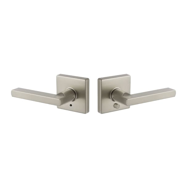 Emtek Residential Door Levers Privacy Satin Nickel EE3220CLPSN - main