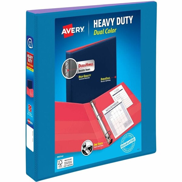 Avery Dual Color Heavy-Duty View Binder, Pool 79899 - main