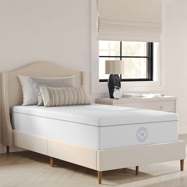 Martha Stewart SleepComplete 12 Inch Twin Medium Dual-Action Cooling Gel and Green Tea Memory Foam Mattress CL-MODD-12T-MS - main